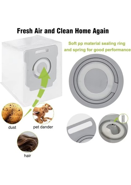 Irobot Roomba I7 I7+ I3 I3+ I4 I4+ I6 I6+ I8 Ile Uyumlu Yedek Parçalar (Yurt Dışından) indirimleri