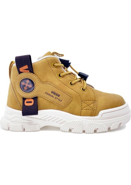 Marcus Kaymaz Taban Ortopedik Unisex Çocuk Bot Camel