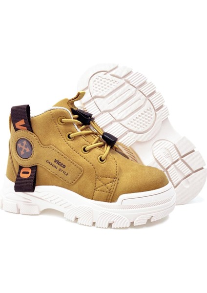 Marcus Kaymaz Taban Ortopedik Unisex Çocuk Bot Camel