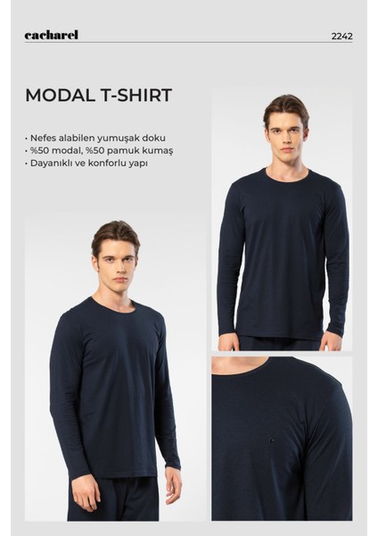 Erkek Modal Pamuk Bisiklet Yaka T-Shirt fiyatları