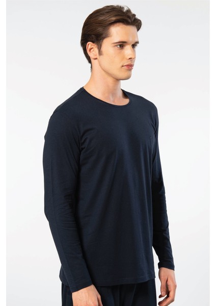 Erkek Modal Pamuk Bisiklet Yaka T-Shirt modelleri