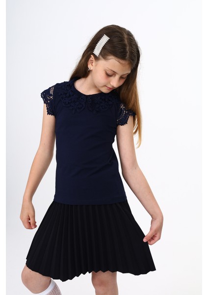 Kız Çocuk Okul Tişört modelleri