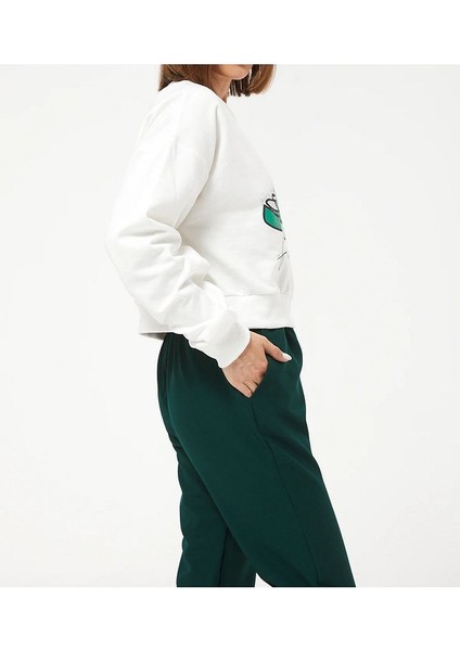 Kadın Ayakkabı Baskılı Kısa Sweatshirt indirimleri