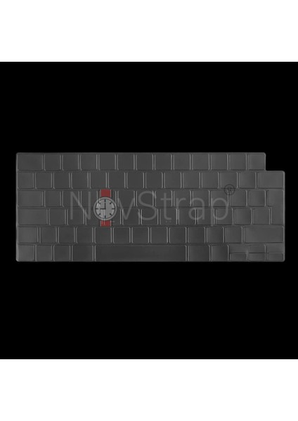 Novstrap Apple MacBook Pro 14 Inç M4 A3401 A3112 A3185 ile Uyumlu Türkçe Klavye Koruyucu Kılıf Şeffaf