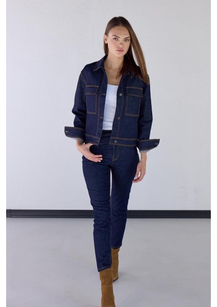 Mom Fit Yüksek Bel Jean