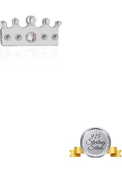 Kadın Gümüş Reflexions Uyumlu Kral Tacı Charm