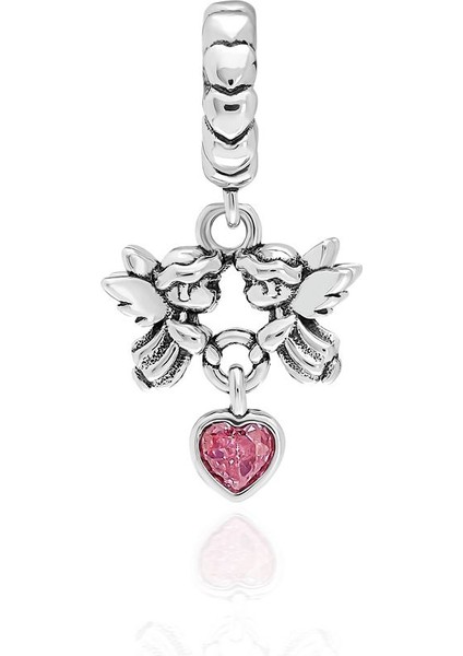 925 Ayar Gümüş Sallantılı Aşıklar Charm