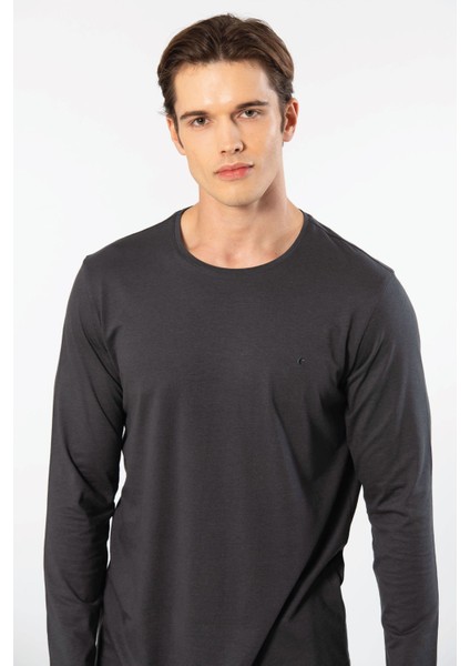 Erkek Modal Pamuk Bisiklet Yaka T-Shirt fırsatları