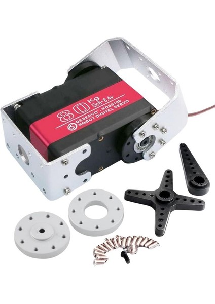 RDS5180 80KG Dijital Servo Motor 180° - U Servo Braket Dahil