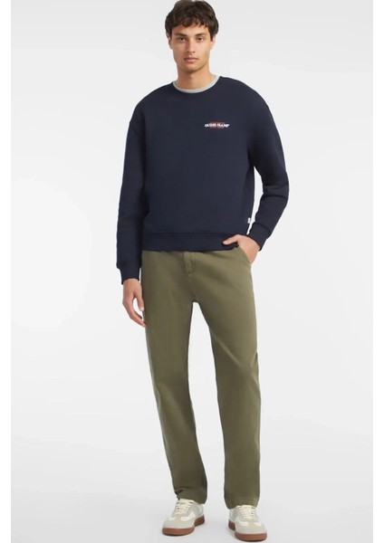 Erkek Guess Jeans Cn Reg Sweatshirt - Lacivert fiyatları