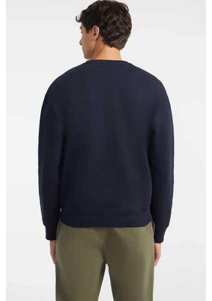 Erkek Guess Jeans Cn Reg Sweatshirt - Lacivert modelleri
