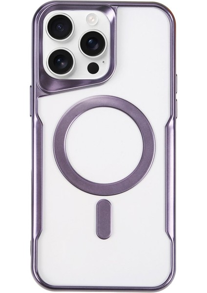 iPhone 15 Pro Kılıf Magsafe Özellikli Face Powder Lazer Kapak