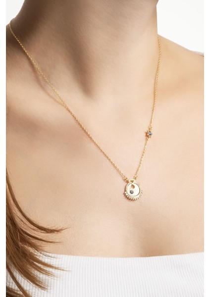 Hitit Güneşi 18 Ayar Sarı Altın Kaplama 45 cm Gümüş Kolye fırsatları