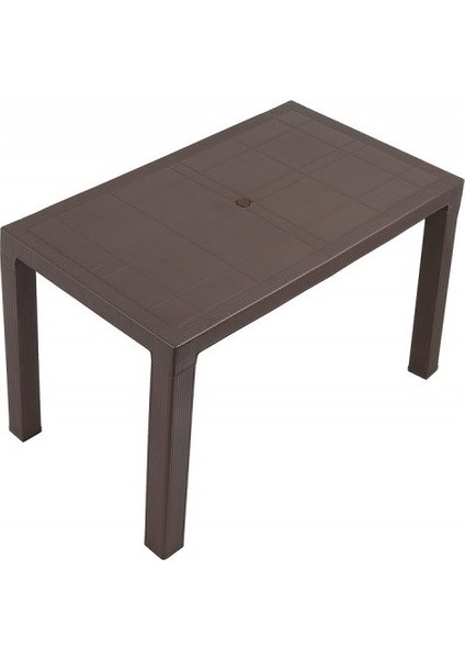 Rattan Masa 70 x 120 Bahçe Balkon Teras Masa A Plus Orta Boy