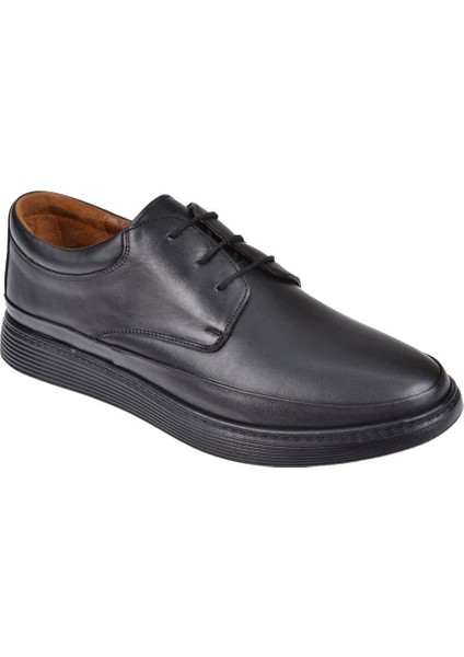 Deri Comfort Battal Boy Erkek Ayakkabı TRD-4393 Siyah