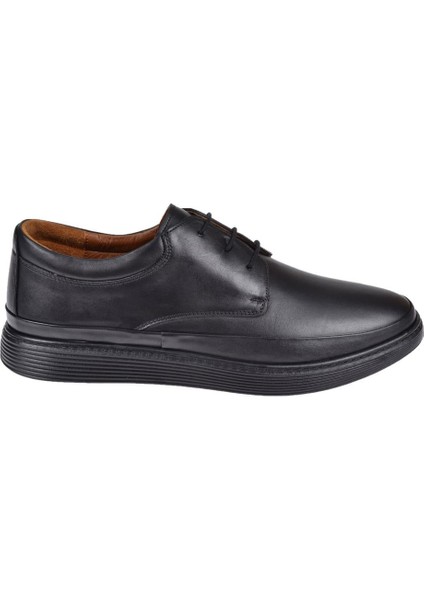 Deri Comfort Battal Boy Erkek Ayakkabı TRD-4393 Siyah