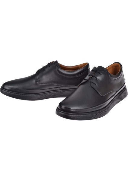 Deri Comfort Battal Boy Erkek Ayakkabı TRD-4393 Siyah