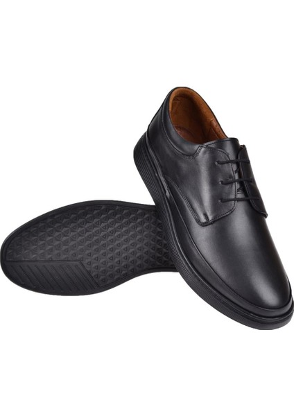 Deri Comfort Battal Boy Erkek Ayakkabı TRD-4393 Siyah