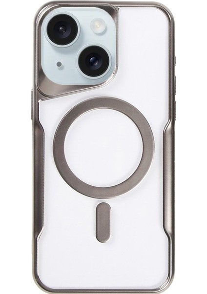 iPhone 13 Kılıf Magsafe Özellikli Face Powder Lazer Kapak