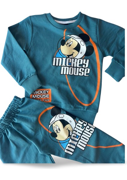 Alt Üst Çocuk Takım Mıkıe Baskılı Kız Erkek Çocuk Takım modelleri