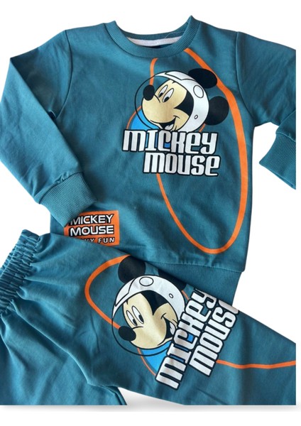 Alt Üst Çocuk Takım Mıkıe Baskılı Kız Erkek Çocuk Takım fırsatları