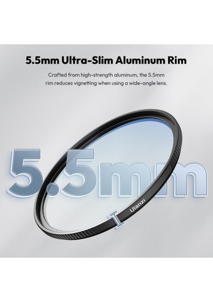 UV Filtre 82 mm Ultra İnce Alüminyum Çerçeve ile Vinyetleme Azaltma Özelliği fırsatları