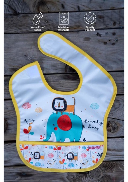 Sıvı Geçirmez Mama-Salya Önlüğü Safari 0-24 Ay fiyatları