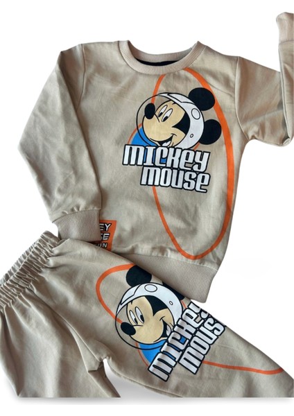 Alt Üst Çocuk Takım Mıkıe Baskılı Kız Erkek Çocuk Takım fırsatları