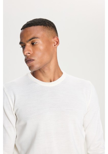 Standart Fit Normal Kesim Bisiklet Yaka Triko Kazak indirimleri