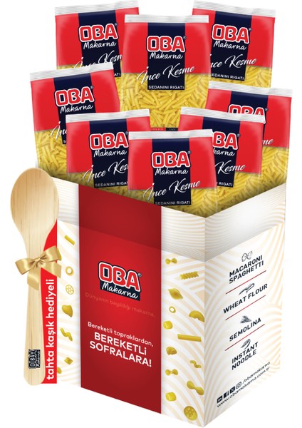 Ince Kesme Makarna 500 gr * 8 Adet