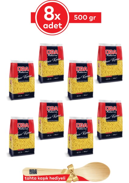 Ince Kesme Makarna 500 gr * 8 Adet