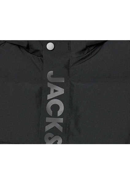 Jack & Jones Jack Jones Jcolpha Puffer Jnr Çocuk Günlük Mont 12262162-BLACK Siyah