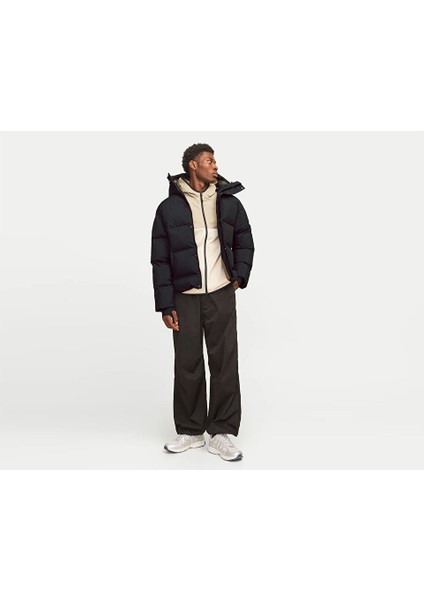 Jack Jones Jcolpha Puffer Sn Erkek Günlük Mont 12261971-BLACK Siyah modelleri