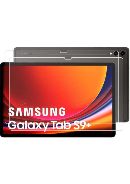 Samsung Tab S9+ SM-X810 Ekran Koruyucu 9h Esnek Nano Şeffaf 12.4 Inç Uyumlu