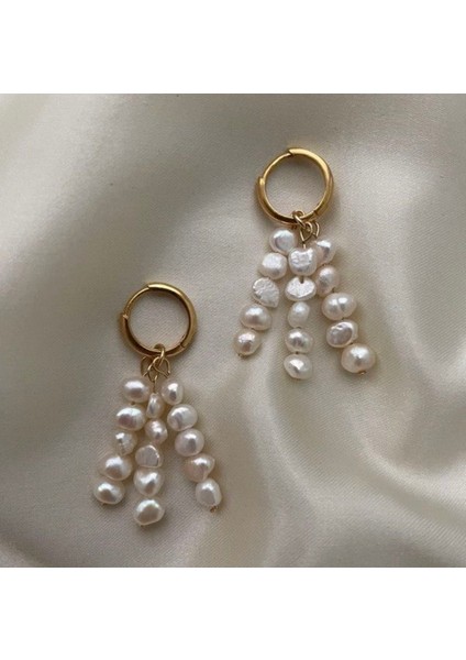 Pearl Gerçek Inci Küpe