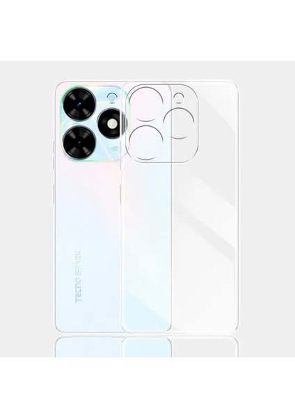 Tecno Spark Go 2024 Kılıf Süper Şeffaf Silikon