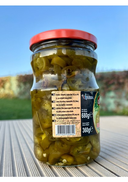 Uludağ Doğal Fermantasyon Cam Kavanoz Jalapeno Turşusu - 680 gr fiyatları