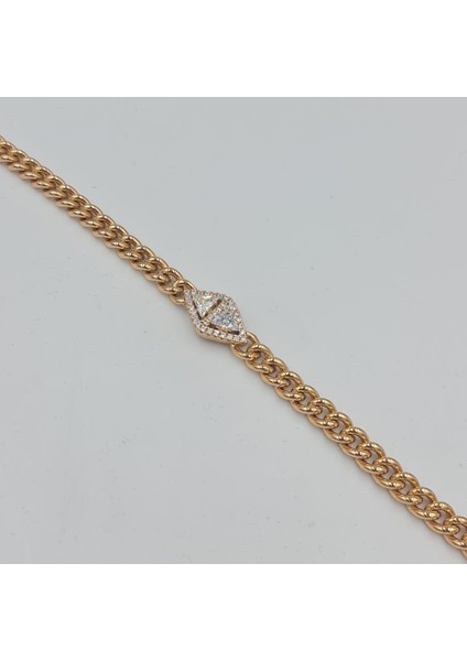 Rose Vıp Bagetli Zincir Çelik Kadın Bileklik fiyatları