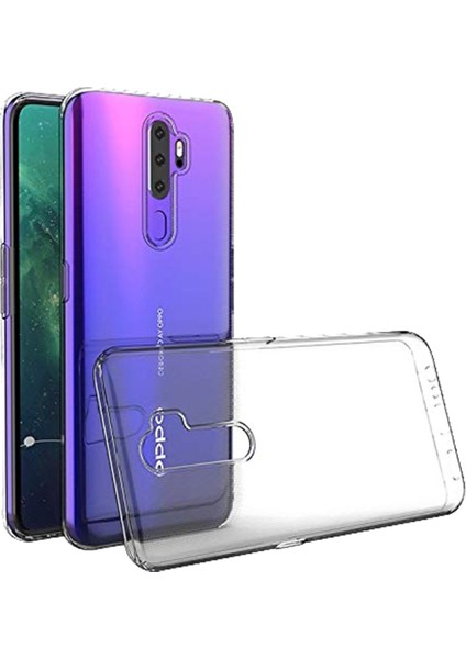 Oppo A5 2020 Kılıf Süper Şeffaf Silikon