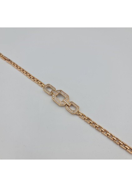 Rose Vıp Bagetli Tasarımçelik Kadın Bileklik fiyatları