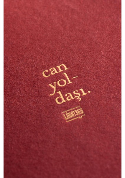 LUGAT365 x Karatis 15*21 96 Yp.düz Defter-Can Yoldaşı