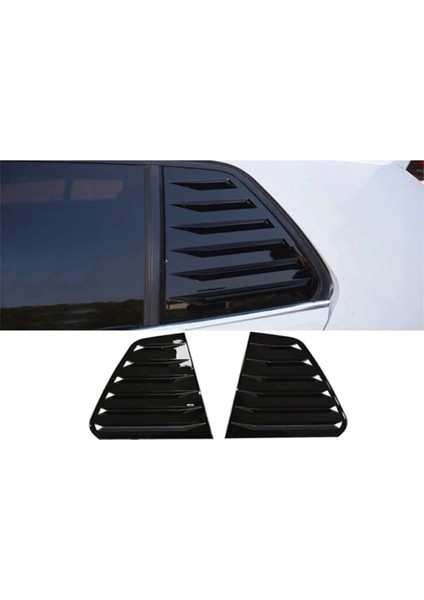 Golf 7 - 7,5 2012 - 2020 Için Uyumlu Kelebek Cam Kaplaması R Parlak Siyah Abs (Piano Black) modelleri