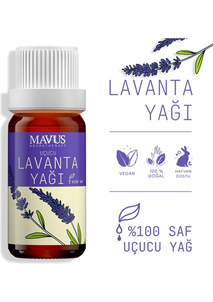 Lavanta Uçucu Yağı 10 ml %100 Saf Ve Doğal (LAVENDER ESSENTIAL OIL)