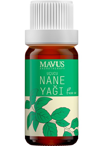 MAVUS Nane Uçucu Yağı 10 ml %100 Saf Ve Doğal (PEPPERMINT ESSENTIAL OIL)