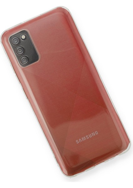 My Bilişim Samsung Galaxy A02S Kılıf Deluxe 2mm Şeffaf Silikon