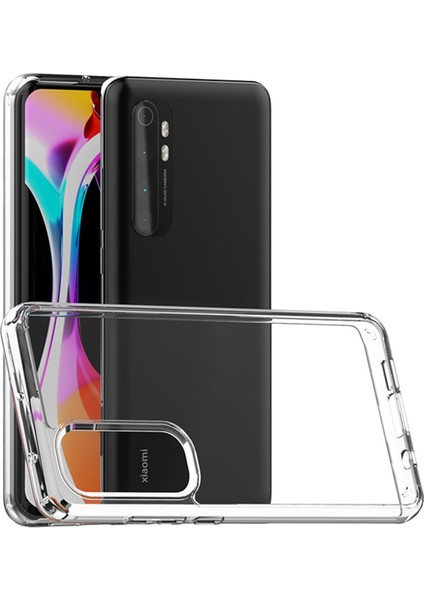 My Bilişim Xiaomi Mi Note 10 Lite Kılıf Süper Şeffaf Silikon - Şeffaf
