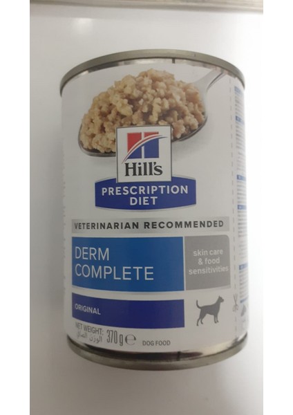 Prescription Diet Derm Complete Köpek Yaş Maması 370 gr x 6 Adet