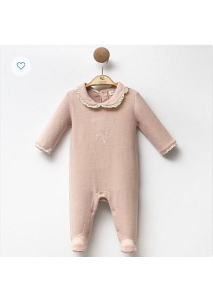 Cassıope 483832CS Bebek Fiyonk Nakışlı Somon Tulum