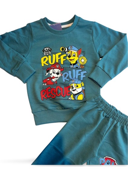 Erkek Çocuk Paw Patrol Baskılı Alt Üst Takım