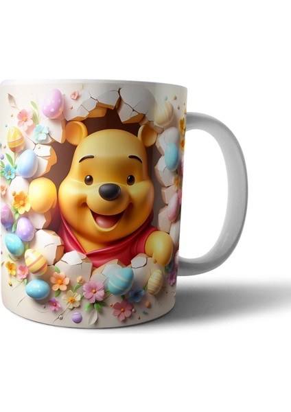 Winnie The Pooh Optik Illüzyonlu Kupa Bardak